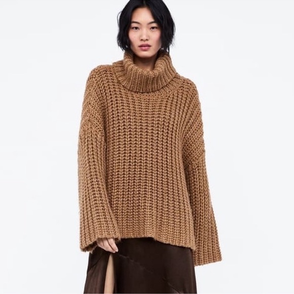Zara Sweaters - Zara Knit Chunky Wool Mohair Blend Sweater